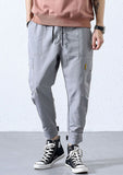 Privathinker Men Black Joggers Pants SummerMens Big Pockets Ankel Cargo Pants Male Spring Streetwear Overalls Sweatpants