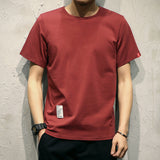 T Shirt Mens fashion 100% cotton T-shirts Summer Tee male Boy Skate Tshirt Tops print workout shirts Short sleeve