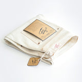 Men Jeans Raw Denim Jeans Selvedge Jeans Taper Jeans Men Embryo Color Point White Denim Jeans skinny jeans men