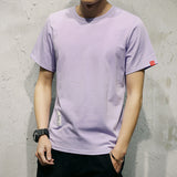 T Shirt Mens fashion 100% cotton T-shirts Summer Tee male Boy Skate Tshirt Tops print workout shirts Short sleeve