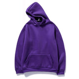 Velvet Men Hoodies Long Sleeve Loose Fit Solid Mens Hoodies Sweatshirt Casual Streetwear Hip Hop Men Clothes