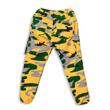 Boys Multiple Pockets Cargo Jeans Men Color Contrast Denim Pants for Men
