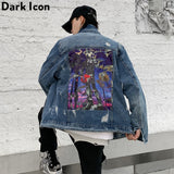 Denim Jackets Boys Ripped Holes Men's Jackets Coats  Vintage Streetwear Jean Jackets Male
