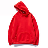 Velvet Men Hoodies Long Sleeve Loose Fit Solid Mens Hoodies Sweatshirt Casual Streetwear Hip Hop Men Clothes