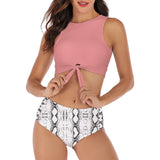 Leopard Bikini Set 2020 Floral Print Swimsuit Female Vintage Beachwear Push Up Bathing Suit Women Plus Size Swimwear XL biquini