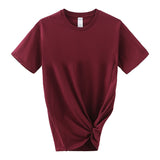 Women T-Shirts 2018 Summer Tee Shirt Women Solid Color Casual Black White Short Sleeve O-Neck Ladies Tees Tops Female T Shirt