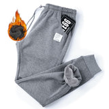 Jogger Mens Pants Cotton Trousers Male Winter Warm Velvet Sweatpants Tracksuit Joggers Autumn Winter M-4XL