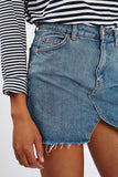Women Summer Black Casual High Waist A-line Mini Skirts Denim Skirts High Street Pockets Button All-matched Saias Jeans Skirt