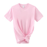 Women T-Shirts 2018 Summer Tee Shirt Women Solid Color Casual Black White Short Sleeve O-Neck Ladies Tees Tops Female T Shirt