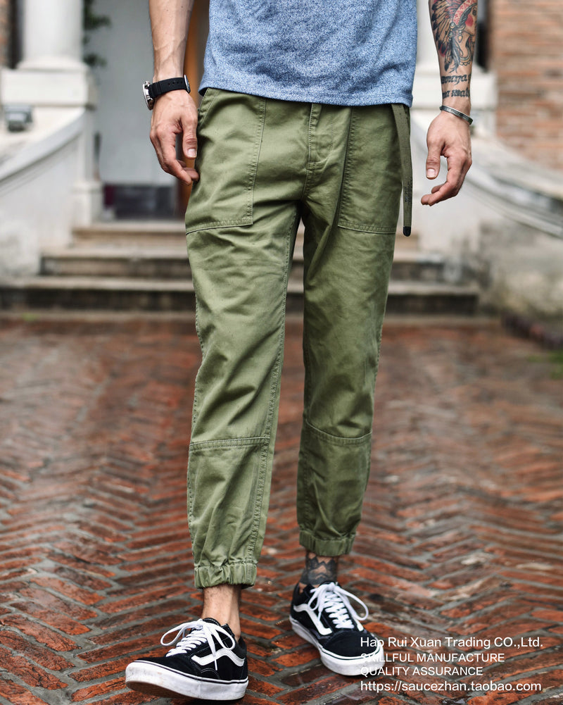  America Military CHINO Pants VINTAGE Ankle-Length Pants   Men Pants Track Pants Mens Fall Fashion