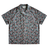 Mens Hawaiian Shirt Men's Casual Shirt Japanese Fabric Printed Beach Men's Short Sleeve Shirts Branded Clothing
