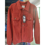 Mens Solid Color Corduroy Jacket 2018 Autumn and Winter High Street Tide Male BF Retro Wash Multi-pocket Loose Jackets Clothes