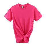 Women T-Shirts 2018 Summer Tee Shirt Women Solid Color Casual Black White Short Sleeve O-Neck Ladies Tees Tops Female T Shirt
