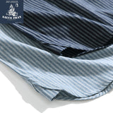  Classic Striped Shirt Mens Dress Shirts  Shirt Men 100% Cotton Casual Shirts  Free Shipping Shirts Men Dress