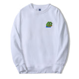 Men Sweatshirts Hoodie Sad Frog Angry Pepe Anime Print Feels Good Man Comic Casual O-Neck New Arrival Streetwear