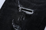  Men Skinny Stretch Washed Casual Solid Black 2018 Spring Summer Men Denim Jeans Slim Retro Straight Male Quality