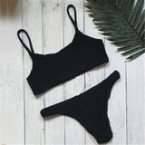  Bikinis 2019 Mujer Women Swimwear Women Push-up Padded Bra Bandage Bikini Set Sexy Swimsuit Triangle Swimwear Bathing