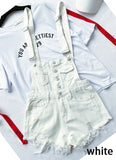 Short Rompers Womens Jumpsuit Denim Overalls for Women Rompers Plus Size Hole Playsuits and Jumpsuits for Girls Overalls