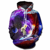 Hoodies Men Space Vacuum Cleaner Robot 3D Print Harajuku Hoody Sweatshirt Women Pullover Top Streetwear Plus 5XL