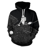  Hoodies Men Space Vacuum Cleaner Robot 3D Print Harajuku Hoody Sweatshirt Women Pullover Top Streetwear Plus 5XL