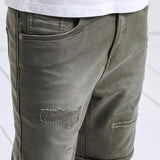  Denim Shorts Male New 2019 Summer Shorts Men Fashion Hole Ripped Jeans Slim Fit Plus Size Fashion Clothing 180180