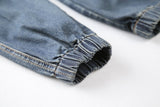 Japanese Style Fashion Men Jeans Retro Wash Denim Cargo Pants Men Harem Jeans Streetwear Slack Bottom Hip Hop Joggers Jeans