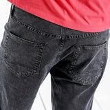 Summer New Denim Shorts Men Solid Knee Length  Washed Jeans Slim Fit High Quality Vintage Brand Clothing 180198