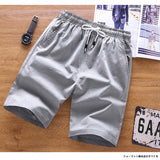 Summer Mens Shorts Summer Casual Short Elastic Mid Waist Beach Shorts Drawstring 2Pockets M-5XL Plus Size  ZA001