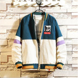 Brand Fashion Jacket Men 2019 Autumn Spring Patchwork Japan Style Clothing Plus ASIAN SIZE M-5XL