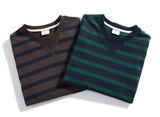  Classic T-Shirt Classic Black Striped T-Shirt Classic Cotton Men's Summer Striped Slim Fit Tshirt Casual