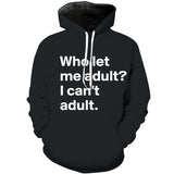 Hoodies Men Space Vacuum Cleaner Robot 3D Print Harajuku Hoody Sweatshirt Women Pullover Top Streetwear Plus 5XL