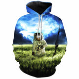Hoodies Men Space Vacuum Cleaner Robot 3D Print Harajuku Hoody Sweatshirt Women Pullover Top Streetwear Plus 5XL