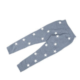 Solid Pants Capris Tracksuit Pink/Gray Loose Pants Women Printed Star Casual Long Trousers Fashion Sweatpants 2019 H