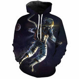 Hoodies Men Space Vacuum Cleaner Robot 3D Print Harajuku Hoody Sweatshirt Women Pullover Top Streetwear Plus 5XL