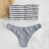 New Women Summer Two Pieces Suit Bikini Swimsuit Swimsuit Swimwear Beachwear Bikini Set Bather Suit Swimming biquini L30211