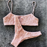  Bikinis 2019 Mujer Women Swimwear Women Push-up Padded Bra Bandage Bikini Set Sexy Swimsuit Triangle Swimwear Bathing