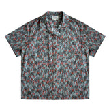  Mens Hawaiian Shirt Men's Casual Shirt Japanese Fabric Printed Beach Men's Short Sleeve Shirts Branded Clothing
