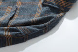 Flannel Striped Shirt Men Long Sleeve Vintage Shirts Men Plaid Streetwear Fashions Casual Spring Autumn Harajuku Shirts