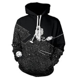  Hoodies Men Space Vacuum Cleaner Robot 3D Print Harajuku Hoody Sweatshirt Women Pullover Top Streetwear Plus 5XL