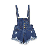 Short Rompers Womens Jumpsuit Denim Overalls for Women Rompers Plus Size Hole Playsuits and Jumpsuits for Girls Overalls