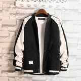 Baseball Jacket Mens with Button College Patchwork Jacket Coat Men Plus Size M-3XL Bomber Jacket Men Fashion ,DA743