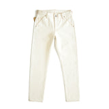 Men Jeans Raw Denim Jeans Selvedge Jeans Taper Jeans Men Embryo Color Point White Denim Jeans skinny jeans men