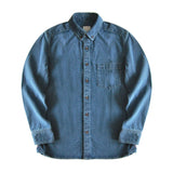 Original Classic Slim Denim Shirt Cotton Cotton Casual Wash Shirt Mens Dress Shirts Jeans Shirts men shirt long sleeve
