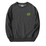  Men Sweatshirts Hoodie Sad Frog Angry Pepe Anime Print Feels Good Man Comic Casual O-Neck New Arrival Streetwear